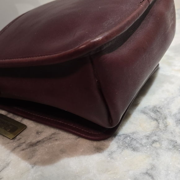 Coach Rich Dark Brown Vintage Leather Shoulder/Crossbody Bag - Picture 6 of 15